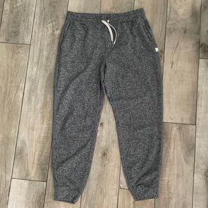 Vuori performance jogger, Heather grey, size small